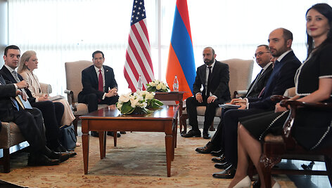Marco Rubio Armėnijoje /  / AP