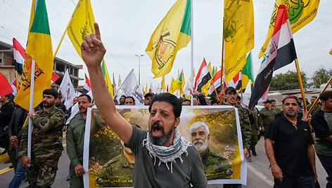 Proiranieti&scaron;kas protestas Irake /  / AP