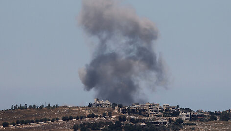 Izraelio smūgio Libane padariniai / - / AFP