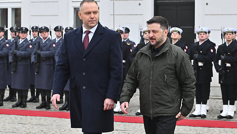 K. Nawrockis ir V. Zelenskis / Newspix / ZUMAPRESS.com