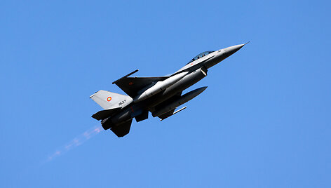 Rumunijos F-16 naikintuvas / Cristian Cristel / ZUMAPRESS.com