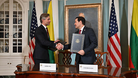 K. Budrys ir M. Rubio / URM nuotr.