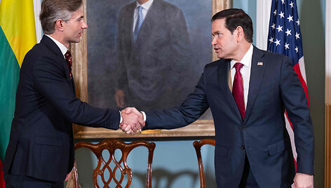 K. Budrio ir M. Rubio susitikimas / Saul Loeb / AFP nuotr.