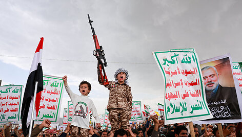 Husių protestas / Khaled Abdullah / REUTERS