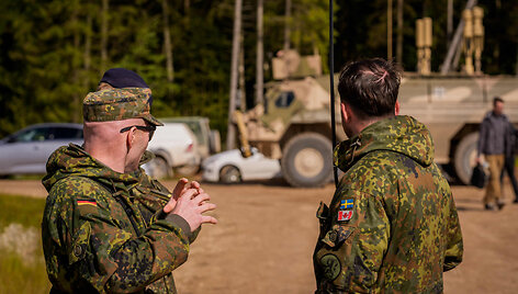 NATO kariai Latvijoje / GINTS IVUSKANS / AFP