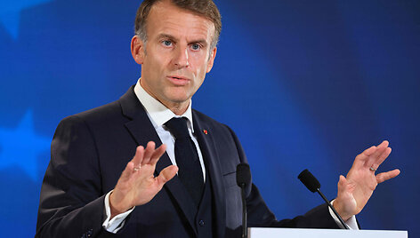 Emmanuelis Macronas / LUDOVIC MARIN / AFP