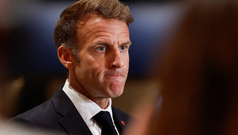 Emmanuelis Macronas / BENOIT TESSIER / AFP