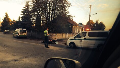 Avarija Vilijampolėje Kaune, 18.30 val.