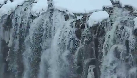 VIDEO kadras: Gulffos krioklys Islandijoje