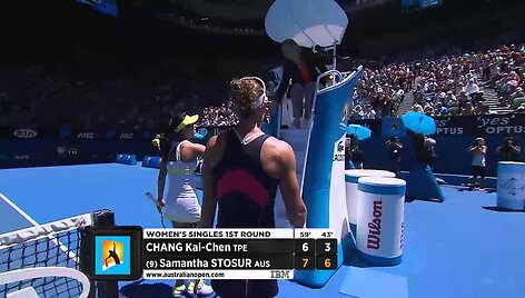 VIDEO kadras: &bdquo;Australian Open&ldquo; pirmos dienos apžvalga