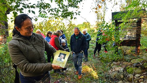 S.Obelevičiaus įkurtame Traupio botanikos sode vyko rudeninė talka