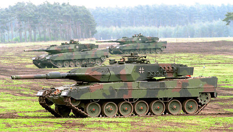 Vokiečių kariuomenės tankas „Leopard 2“