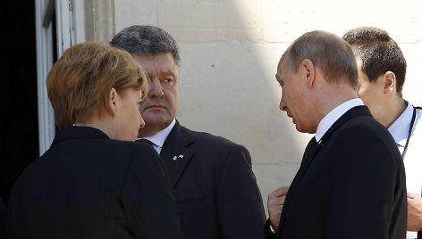 P.Porošenko ir V.Putinas