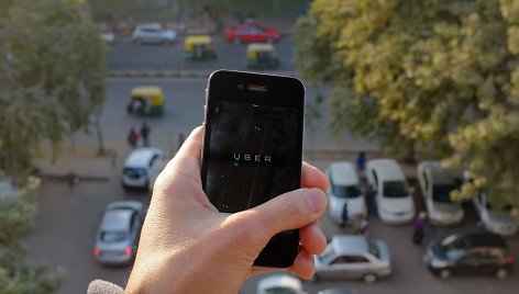 „Uber“ taksi Indijoje