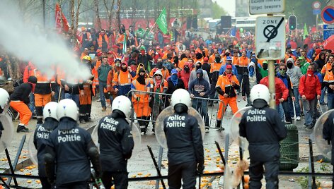 Protestas Briuselyje 