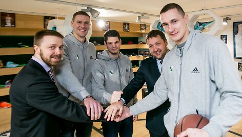 "Žalgirio" krep&scaron;ininkai, Paulius Motiejūnas ir Antanas Guoga