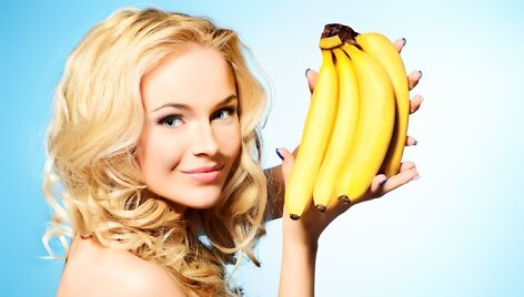 Grožį galima puoselėti ir bananais