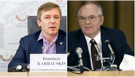 Ramūnas Karbauskis ir Michailas Gorbačiovas