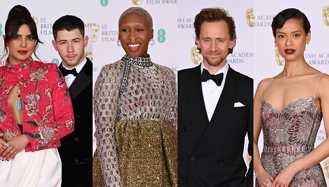 BAFTA raudono kilimo svečiai
