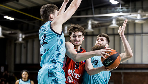 Mažeikių „M Basket Delamode“ ir Vilniaus „Wolves Twinsbet“ rungtynių akimirka. Kay Bruhnke