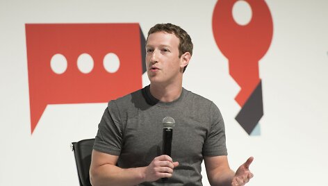 &bdquo;Facebook&ldquo; įkūrėjas Markas Zuckerbergas
