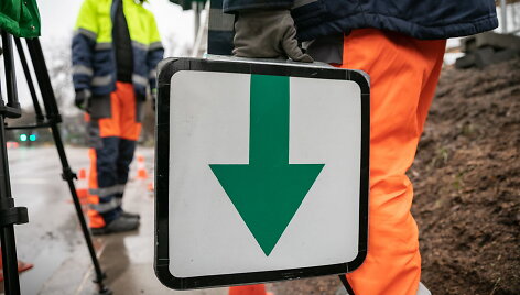 Į Vilniaus sankryžas grąžinamos lentelės su žaliomis rodyklėmis