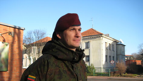 Kra&scaron;to apsaugos savanorių pajėgos žemaičių apygardos 3-iosios rinktinės &scaron;tabo vir&scaron;ininkas majoras Mindaugas Statkus