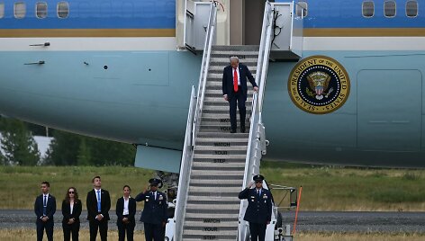 Putinas ir Trumpas susitiko Aliaskoje