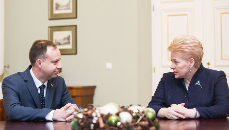 Aurelijus Veryga ir Dalia Grybauskaitė