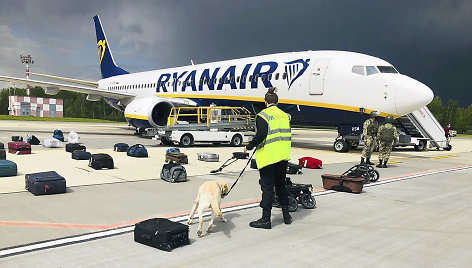 Minske nutupdytas „Ryanair“ lėktuvas