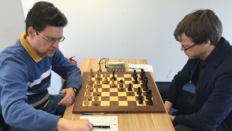 Baltais žaidžiantis V.Grabliauskas yra vienas i&scaron; čempionato lyderių.