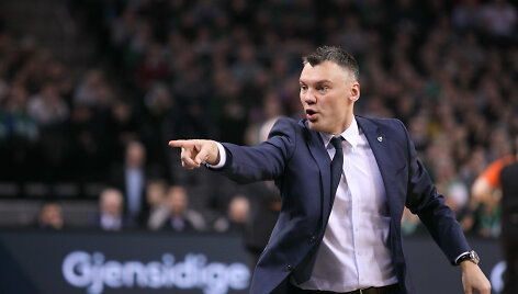 &Scaron;arūnas Jasikevičius rungtynių metu