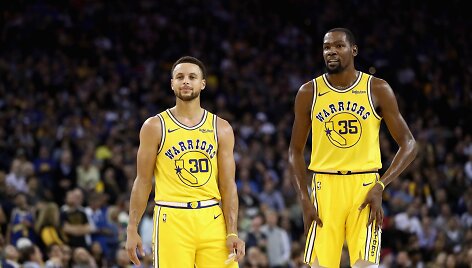 Stephenas Curry ir Kevinas Durantas