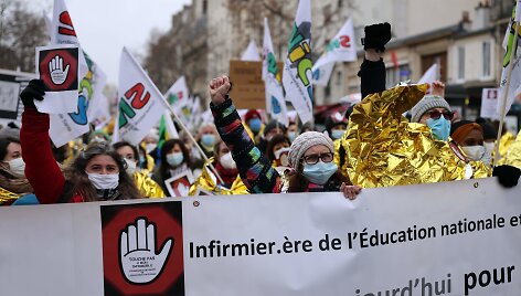 Mokytojų protestas Prancūzijoje