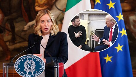 Italijos ministrė pirmininkė Giorgia Meloni / Remo Casilli / REUTERS