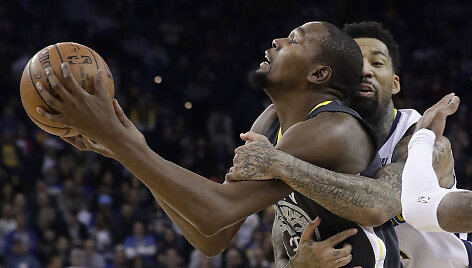 Kevinas Durantas sutramdytas Denveryje.