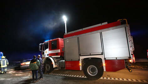 Masinė avarija kelyje Vilnius-Panevėžys