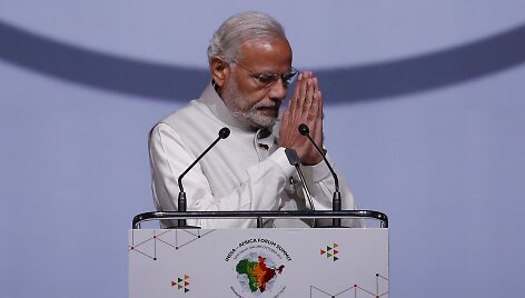 9. Indijos premjeras Narendra Modis