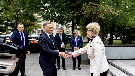 Andrzejus Duda ir Ingrida &Scaron;imonytė