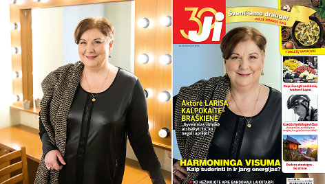 Larisa Kalpokaitė-Braškienė ir žurnalo „Ji“ Nr. 43 