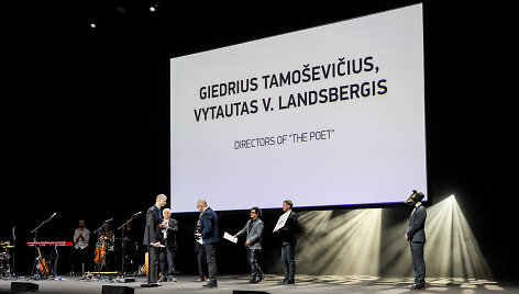 Giedrius Tamo&scaron;evičius ir Vytautas V.Landsbergis Taline