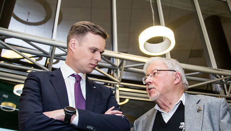 Vytautas Landsbergis ir Gabrielius Landsbergis