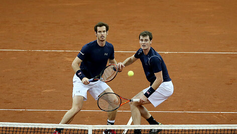 Andy Murray ir Jamie Murray