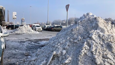 Sniegas Klaipėdoje