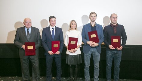 Andrejus Zadneprovskis, Laura Asadauskaitė, Edvinas Krungolcas ir Justinas Kinderis