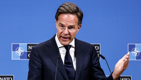  Markas Rutte  / SIMON WOHLFAHRT / AFP