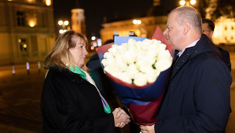 Vilija Blinkevičiūtė, Saulius Skvernelis