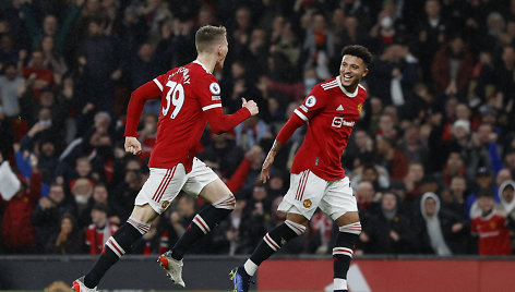 Scottas McTominay'us ir Jadonas Sancho