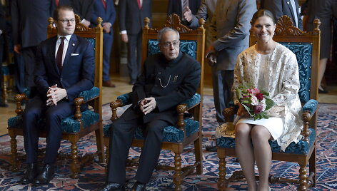 Princas Danielius, Indijos prezidentas Pranabas Mukherjee ir princesė Victoria