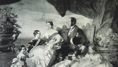 Laiminga karalienės Viktorijos &scaron;eima (1846 m.)
